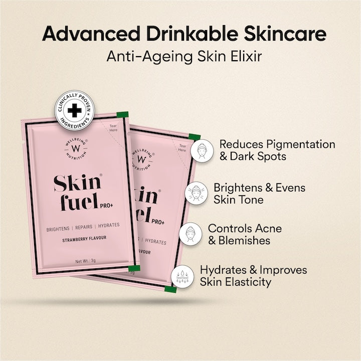 Glutathione Skin Fuel Pro+ Strawberry Flavour