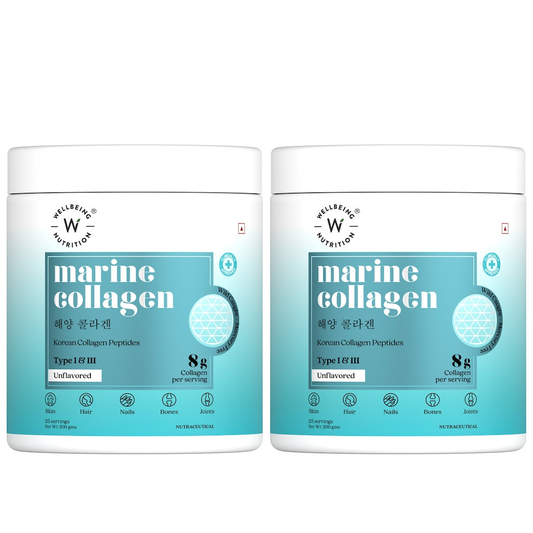 Pure Korean Marine Collagen Peptides | Unflavored | Combat Signs of Ageing