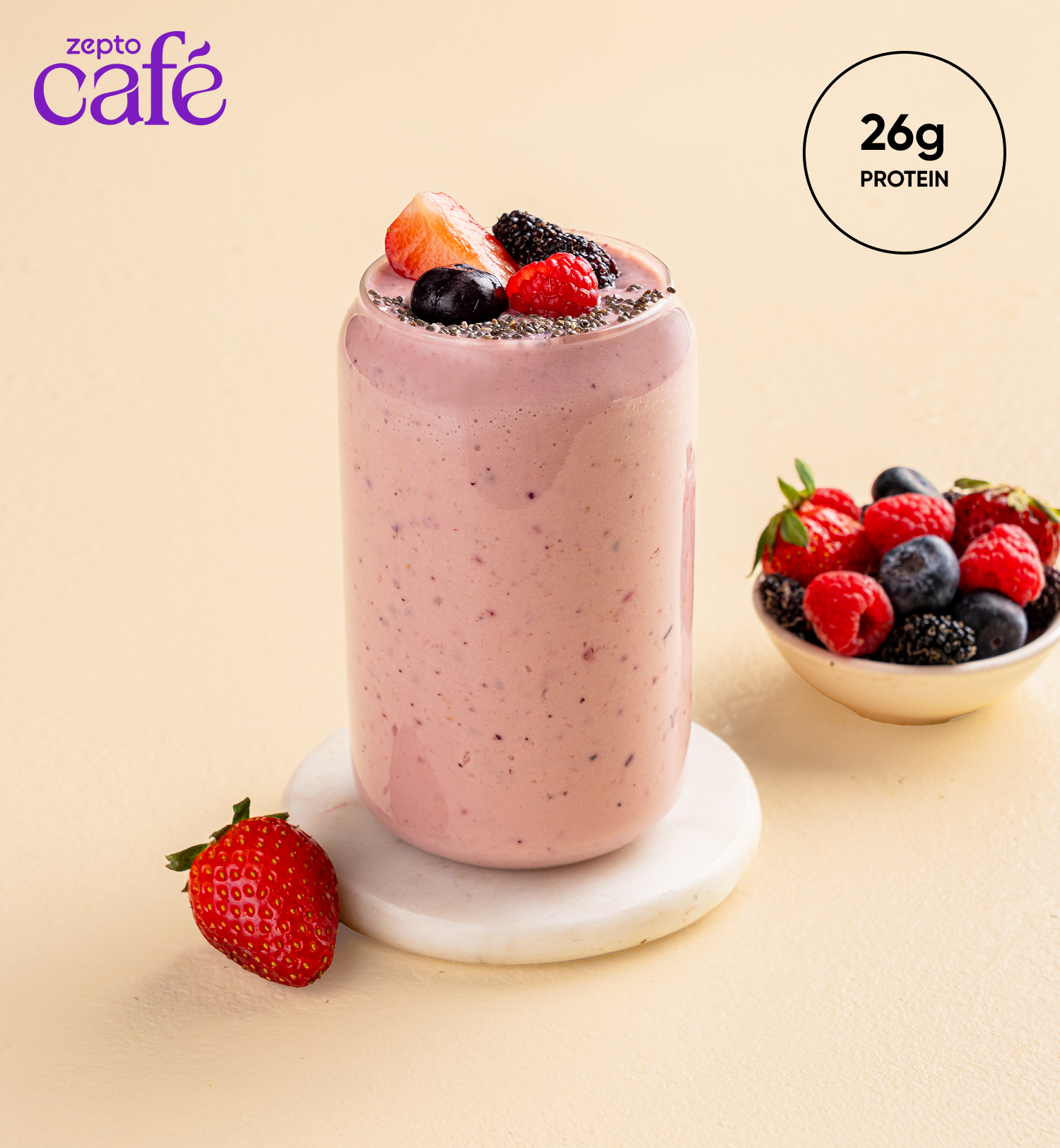 WBN Canadian Mixed Berries 
Plant Protein Smoothie