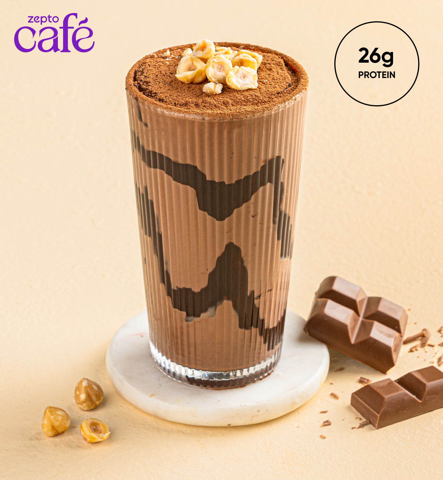 WBN Dark Chocolate Hazelnut 
Plant Protein Smoothie